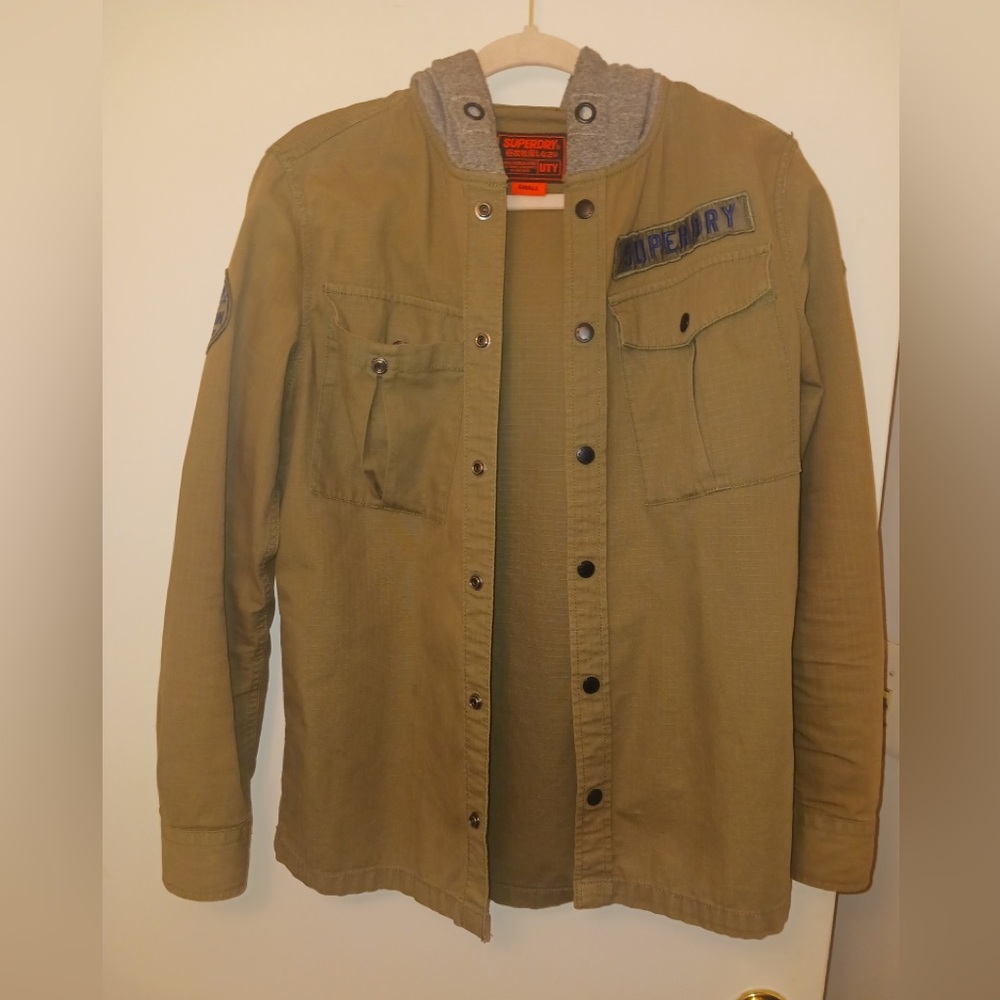 Hooded Super Dry utility Jacket